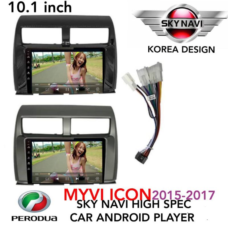 Perodua Myvi Icon Sky Navi Car Android Player Shopee Malaysia