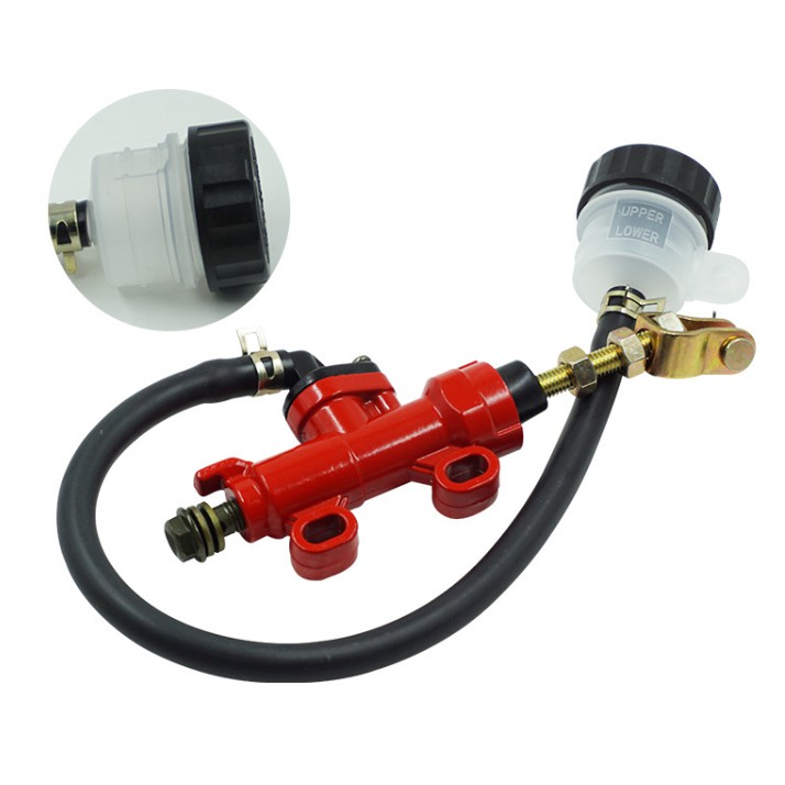 Universal Motorcycle Rear Master Cylinder Hydraulic Brake Pump Fluid