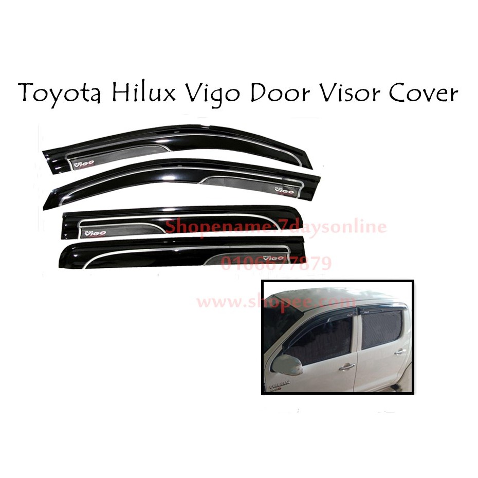 TOYOTA HILUX VIGO 2012 2015 DOOR VISOR THAILAND Shopee Malaysia