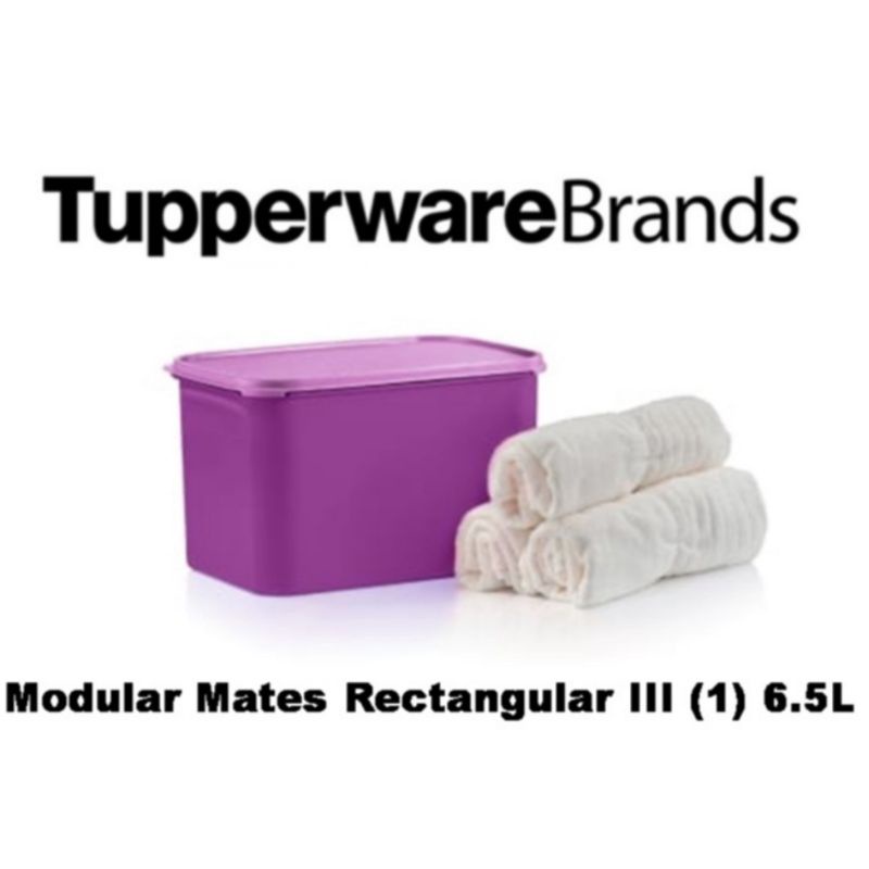 Tupperware Modular Mates Rectangular Iii Pc L Shopee Malaysia