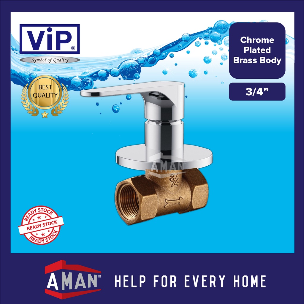 ViP 1 2 3 4 Heavy Duty Premium Chrome Plated Brass Body Faucet