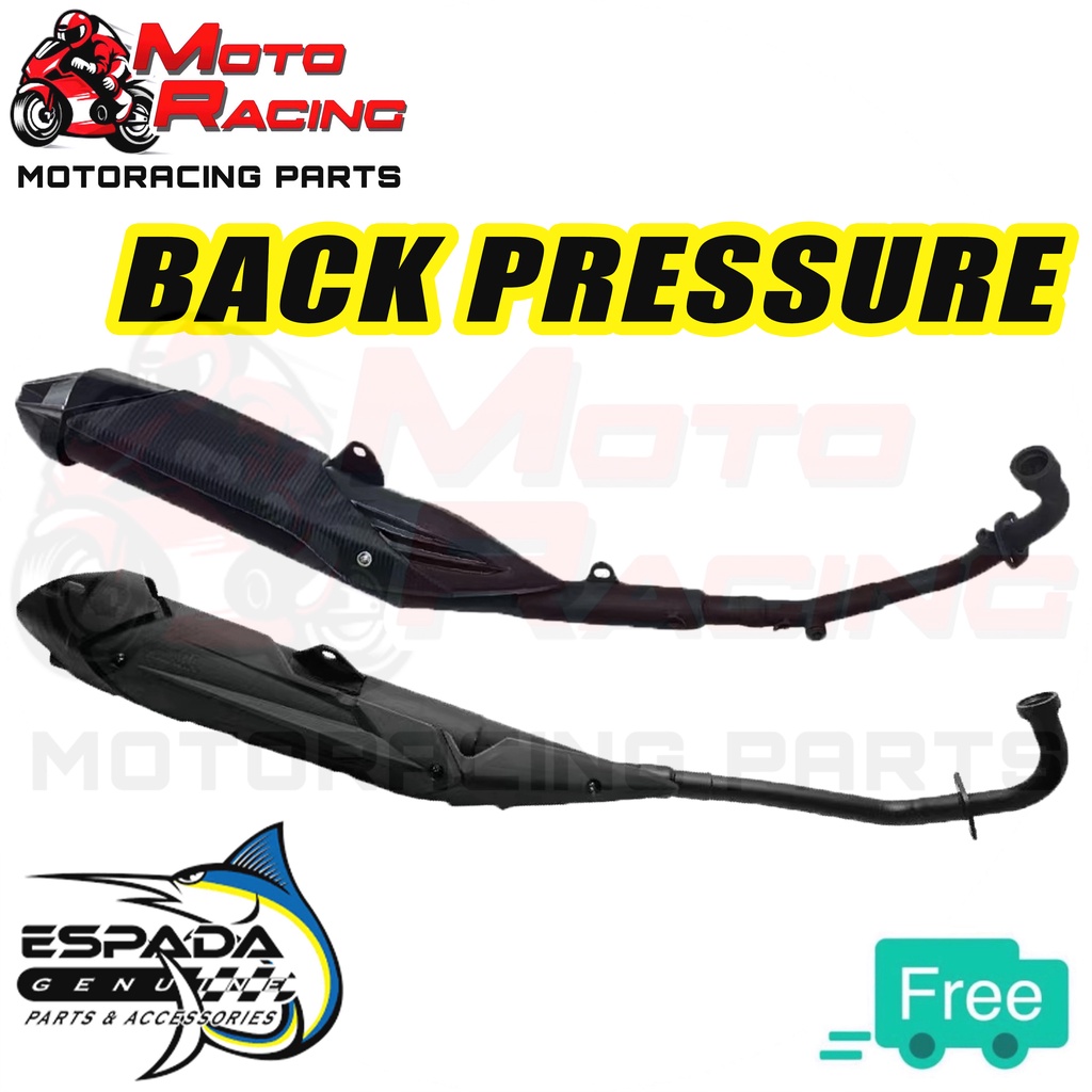 ESPADA BACK PRESSURE LC135 4S 5S RSX RS150 V1 V2 RACING EXHAUST