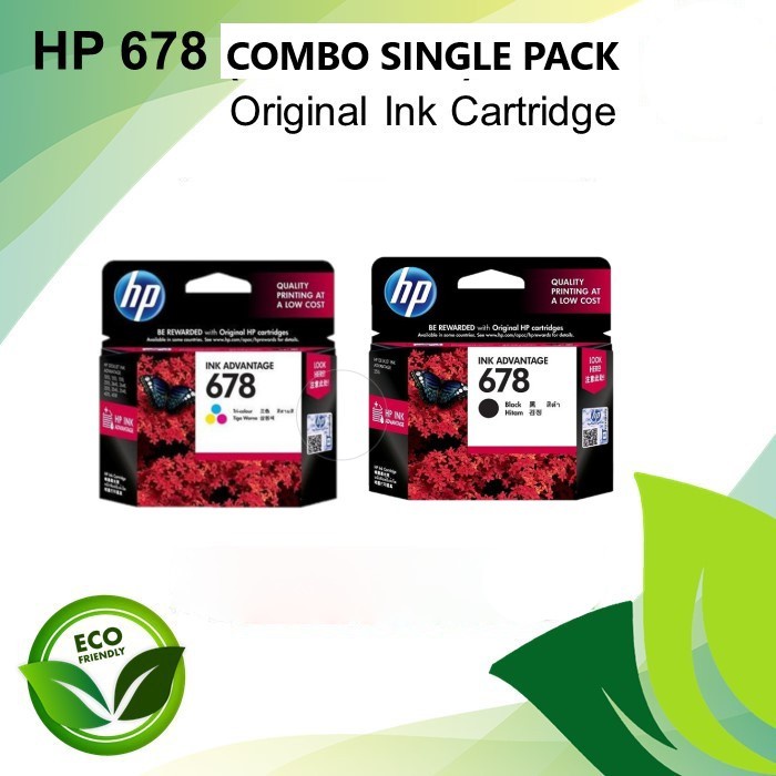 Hp Black Color Twin Pack Combo Pack Ink Cartridge Original