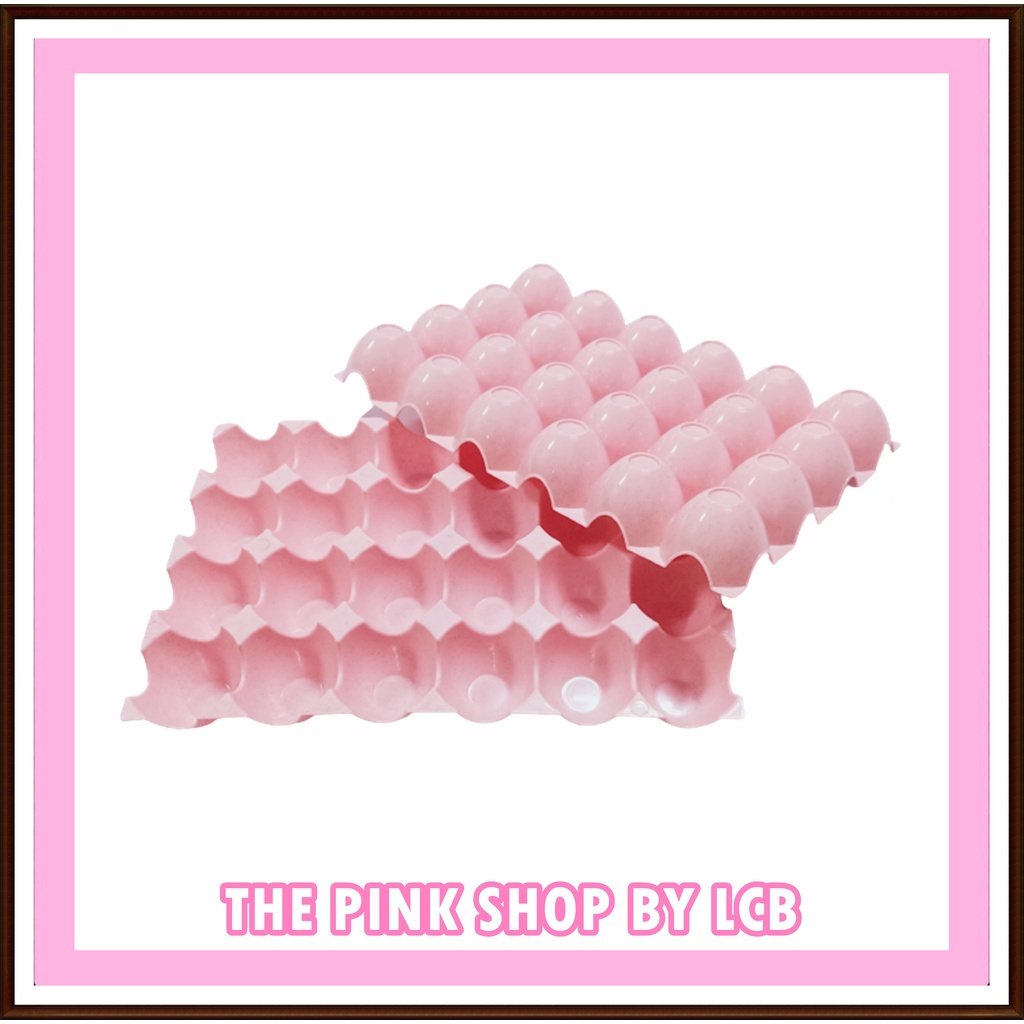 Pink Plastic Egg Tray Holder Pc Shopee Malaysia