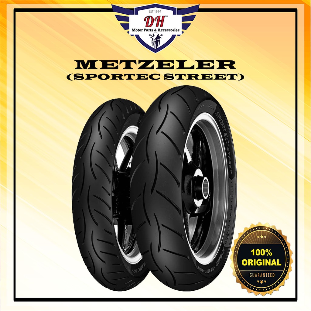 METZELER TYRE MOTORCYCLE SPORTEC STREET TUBELESS TAYAR Shopee Malaysia