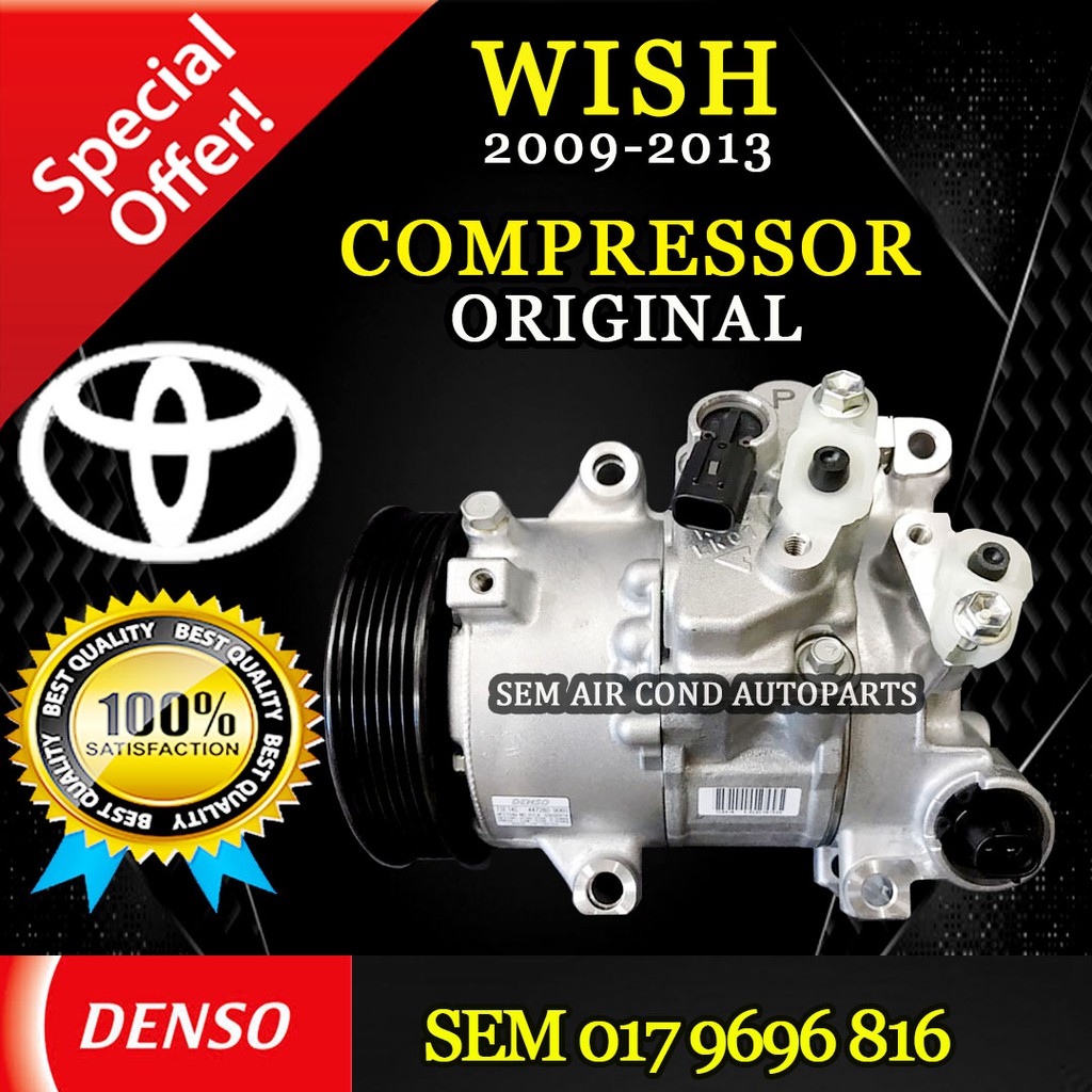 TOYOTA WISH ZGE20 2009 2013 YEAR 6PK TSE14C 2 SENSOR ORIGINAL DENSO