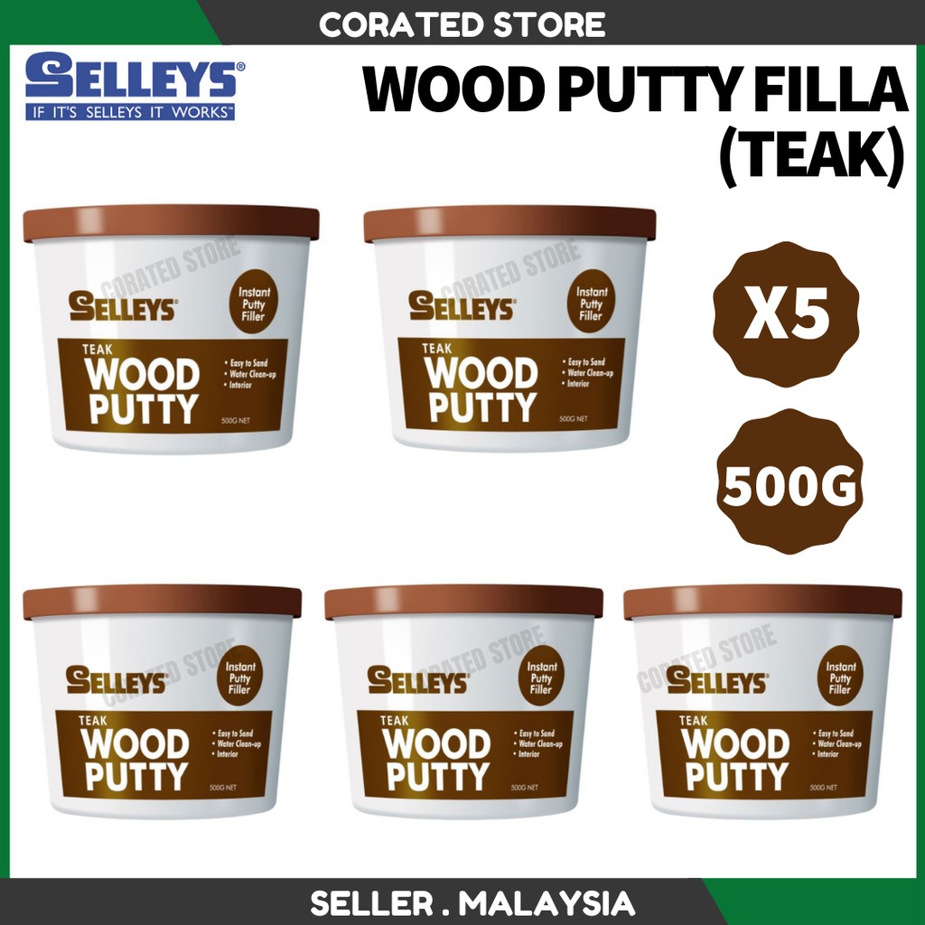 Corated X Cans Selleys Wood Putty Filler G Teak Shopee Malaysia