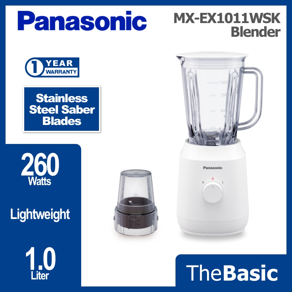 PANASONIC 1 0L Lightweight Blender With Dry Mill Pengisar MX EX1011WSK