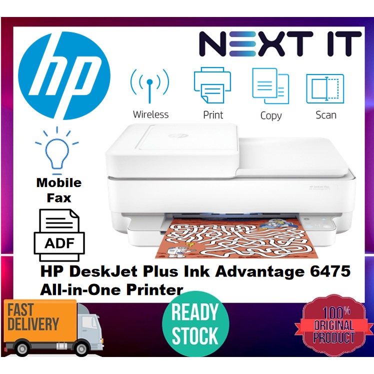 Hp Deskjet Plus Ink Advantage All In One Printer Shopee Malaysia