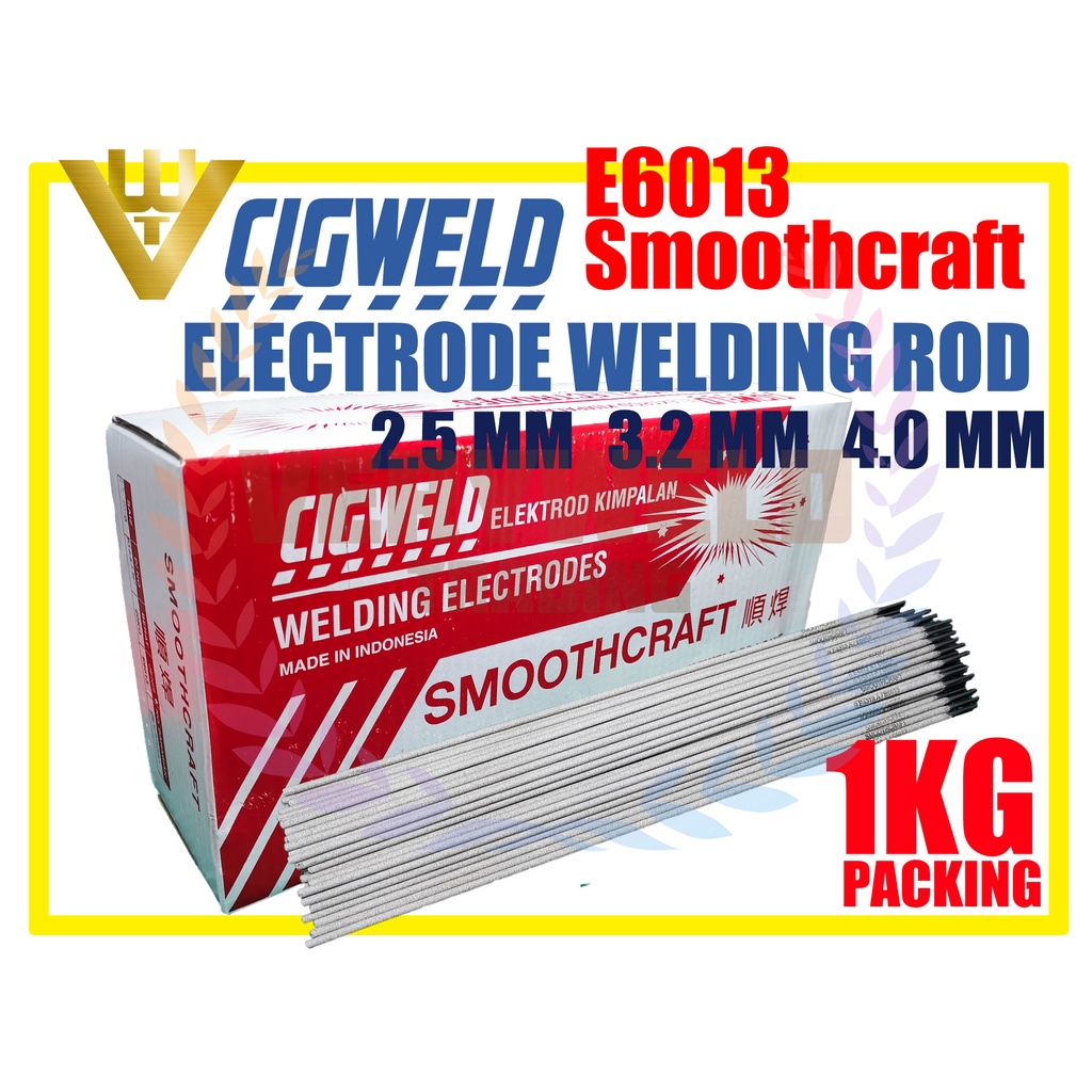 VERYWELD E6013 Cigweld Smoothcraft Ubat Welding Electrode Rod X 1kg