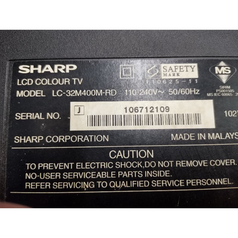 Sharp Lc M M Mainboard Shopee Malaysia