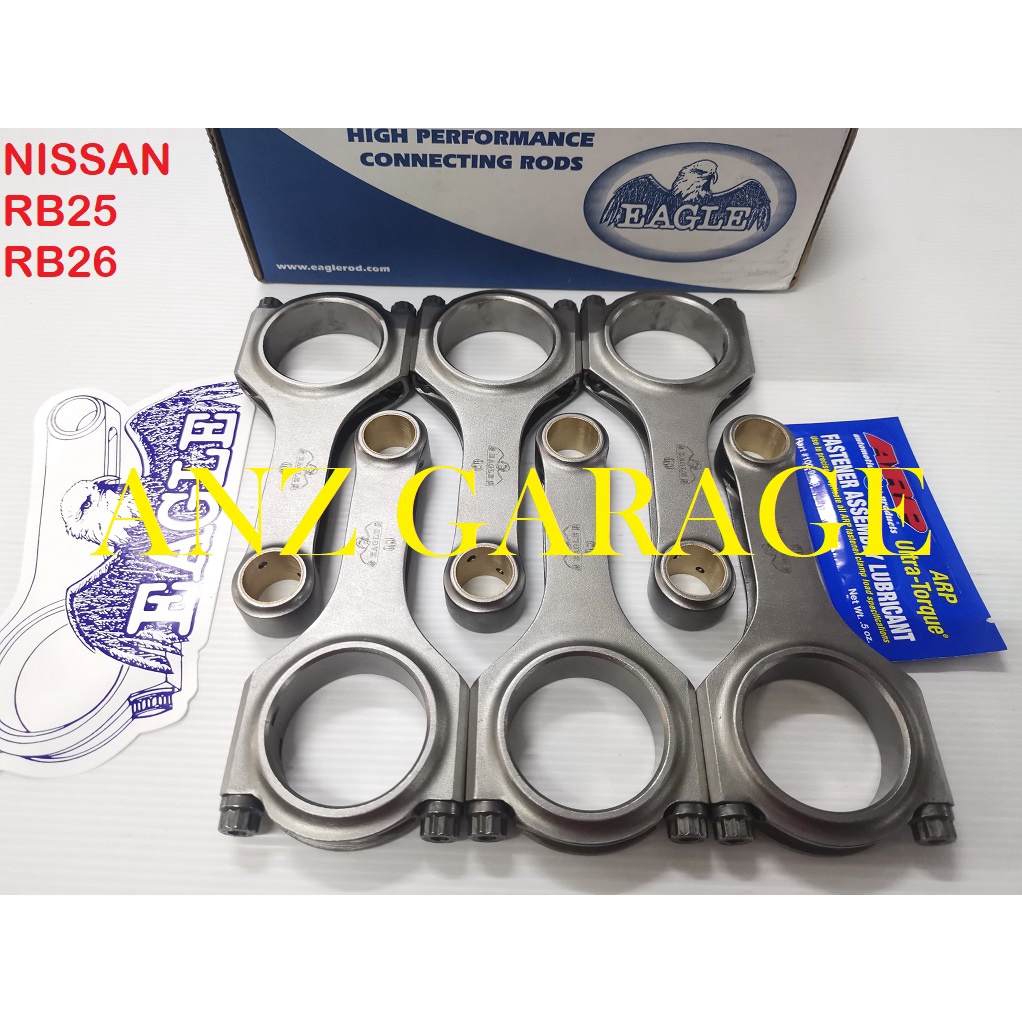 NISSAN RB25 RB26 ORIGINAL Eagle Forged H Beam Connecting Rods Rod