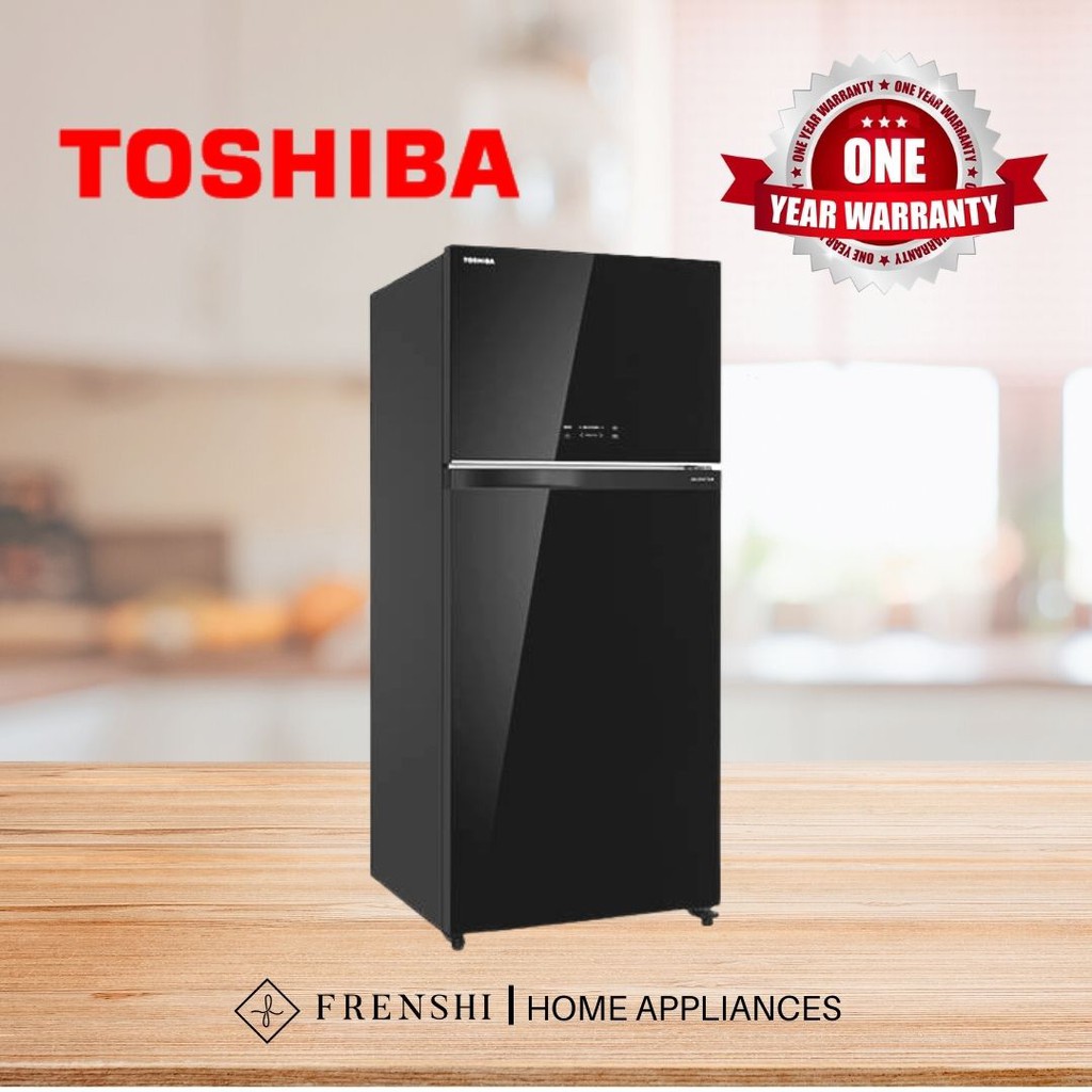 Toshiba 661L 2 Doors Duo Hybrid 5 Star Inverter Refrigerator AG66MA XK