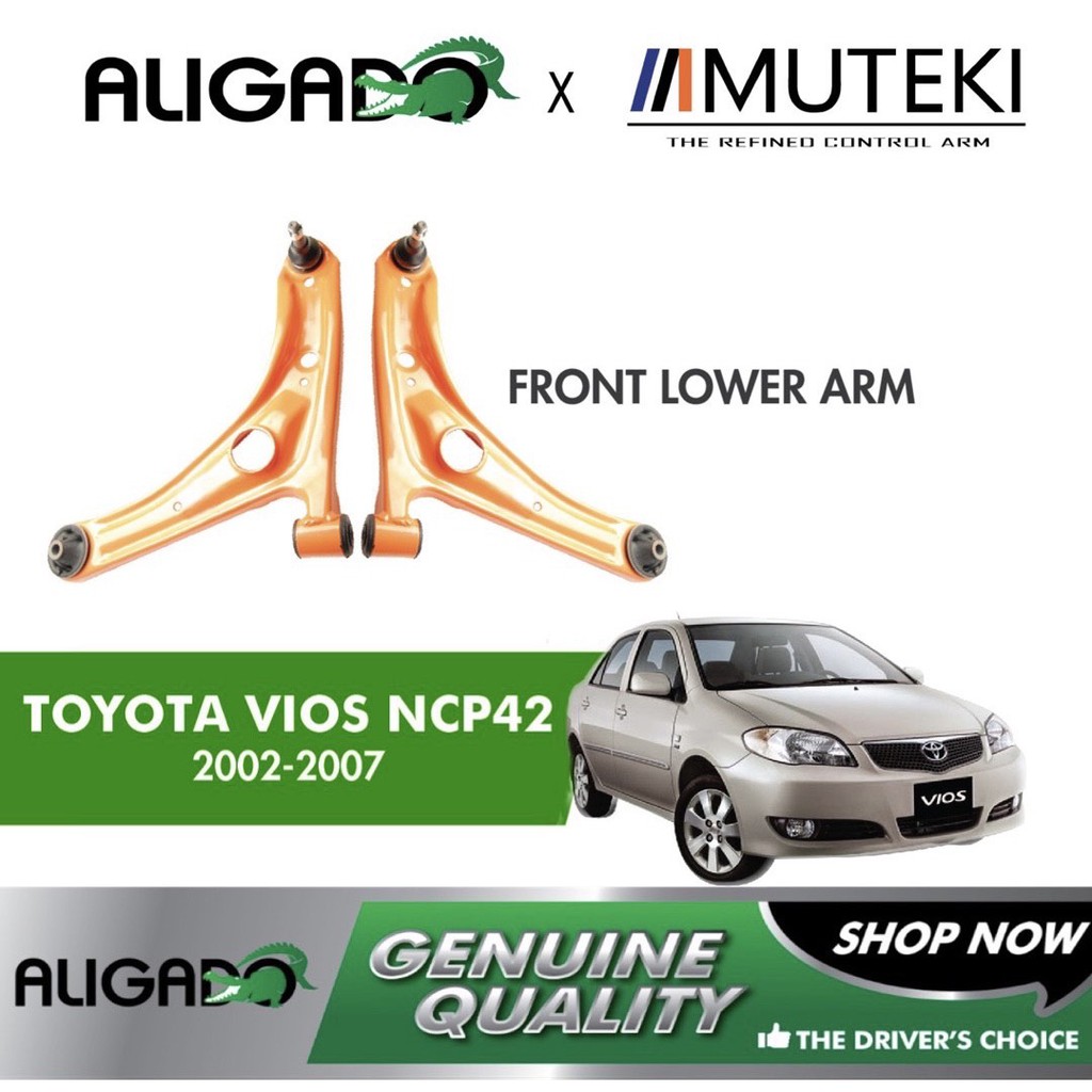 Muteki Front Lower Arm For Toyota Vios Ncp Shopee