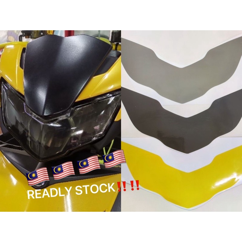 Tinted Lampu Depan Yamaha Y Zr V Lc V Fi Tinted Headlamp Smoke