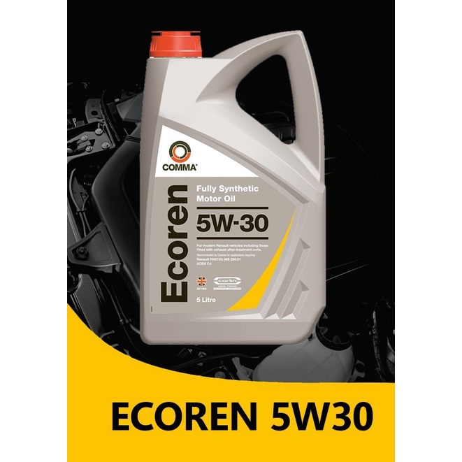 Comma Ecoren W Fully Synthetic Engine Oil L Shopee Malaysia