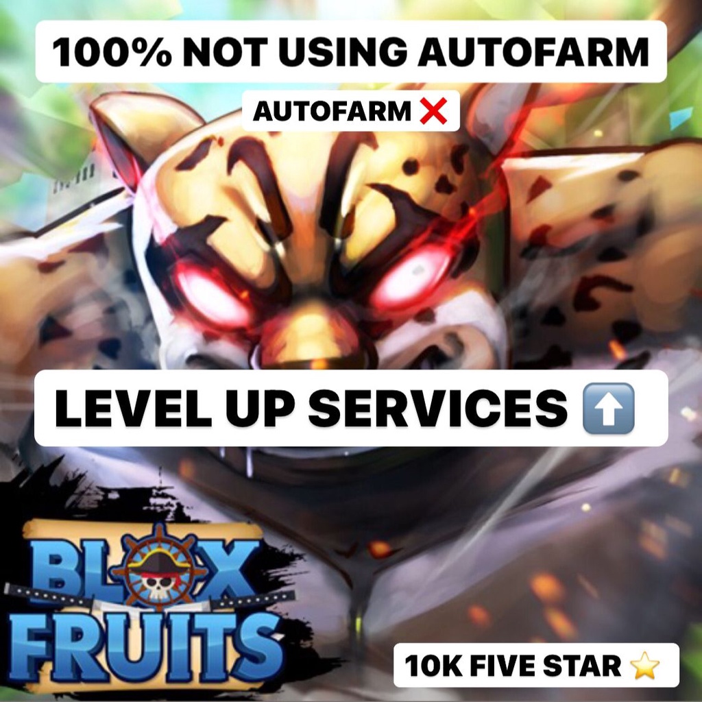 Blox Fruit Level Up Service Shopee Malaysia