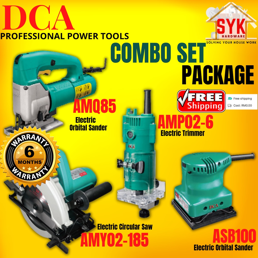 Syk Free Shipping Dca Combo Set Asb Orbital Sander