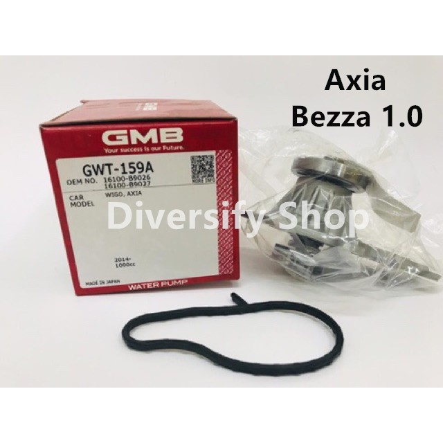 Gmb Water Pump Perodua Axia Bezza Gwt A Shopee Malaysia