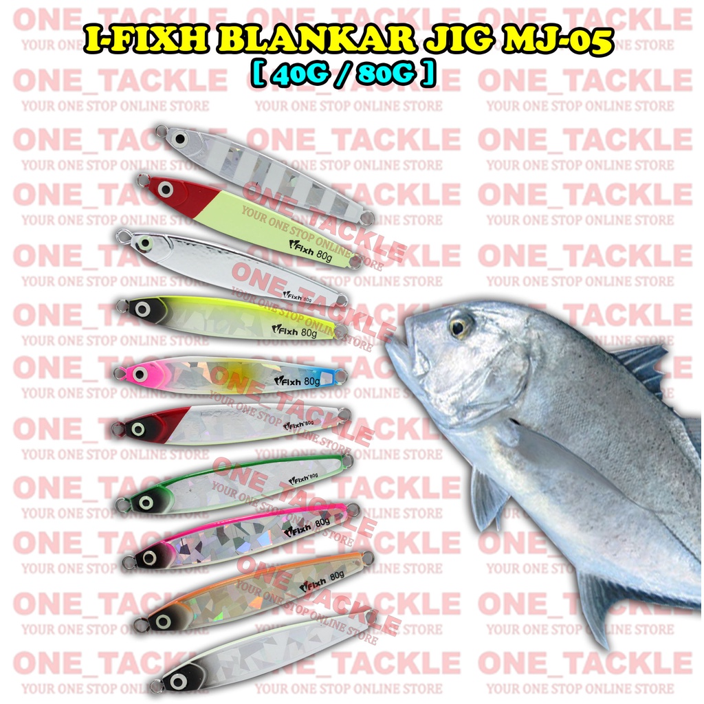 I Fixh Blankar Light Jig Fast Sinking Lure G G G G G