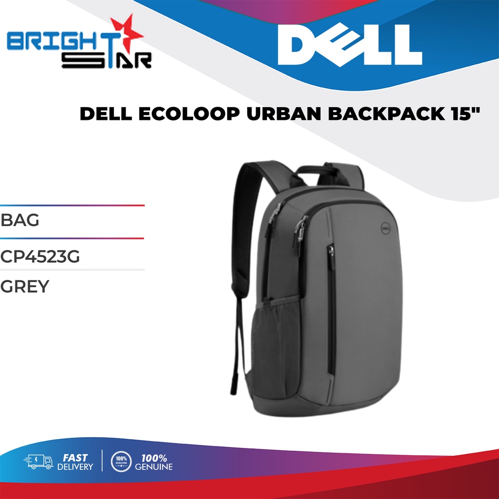 BAG DELL ECOLOOP URBAN BACKPACK 15 CP4523G GREY Shopee Malaysia