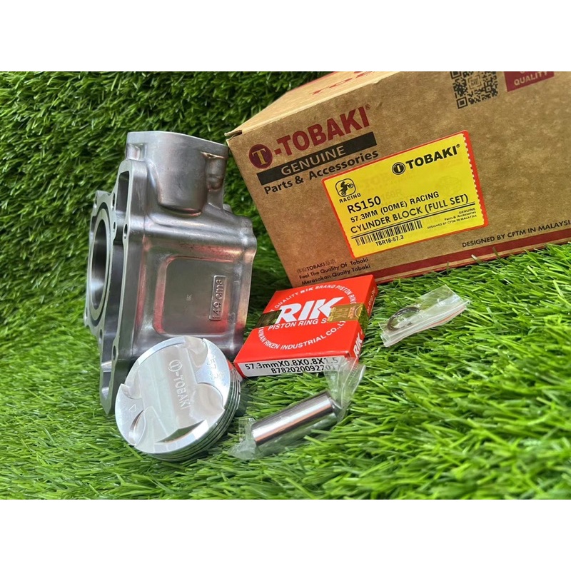 Tobaki Racing Block Honda Rs R Mm Piston Dome Original Tobaki