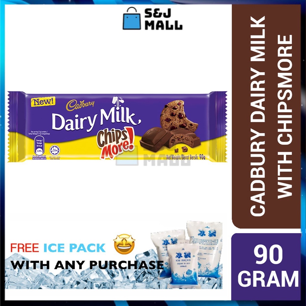 Cadbury Dairy Milk Chocolate Chipsmore G Shopee Malaysia