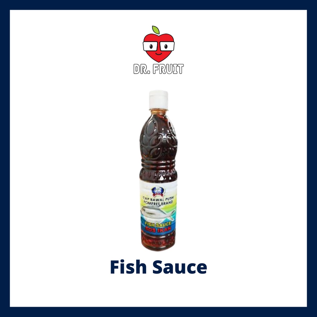 Silver PomfretFish Sauce 880g 精选白鲳牌鱼露 Dr fruit Sos Ikan Cap