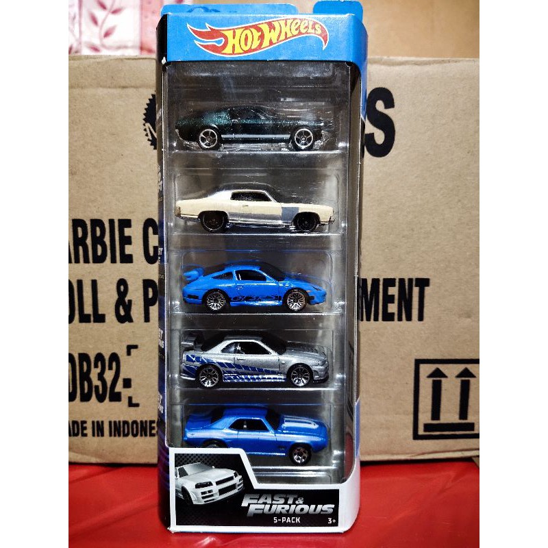Hot Wheels Fast Furious 5 Pack Nissan Skyline R34 GTR34 Shopee Malaysia