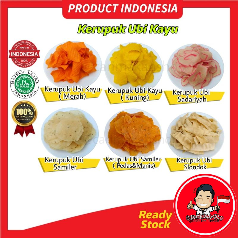 Kerupok Ubi Kayu SingKong Mentah Samiler Sadariyah Slondok 400g Product