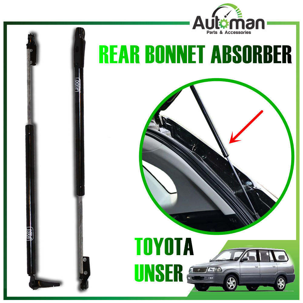 Toyota Unser Rear Bonnet Hood Absorber Damper Gas Lifter Shopee Malaysia