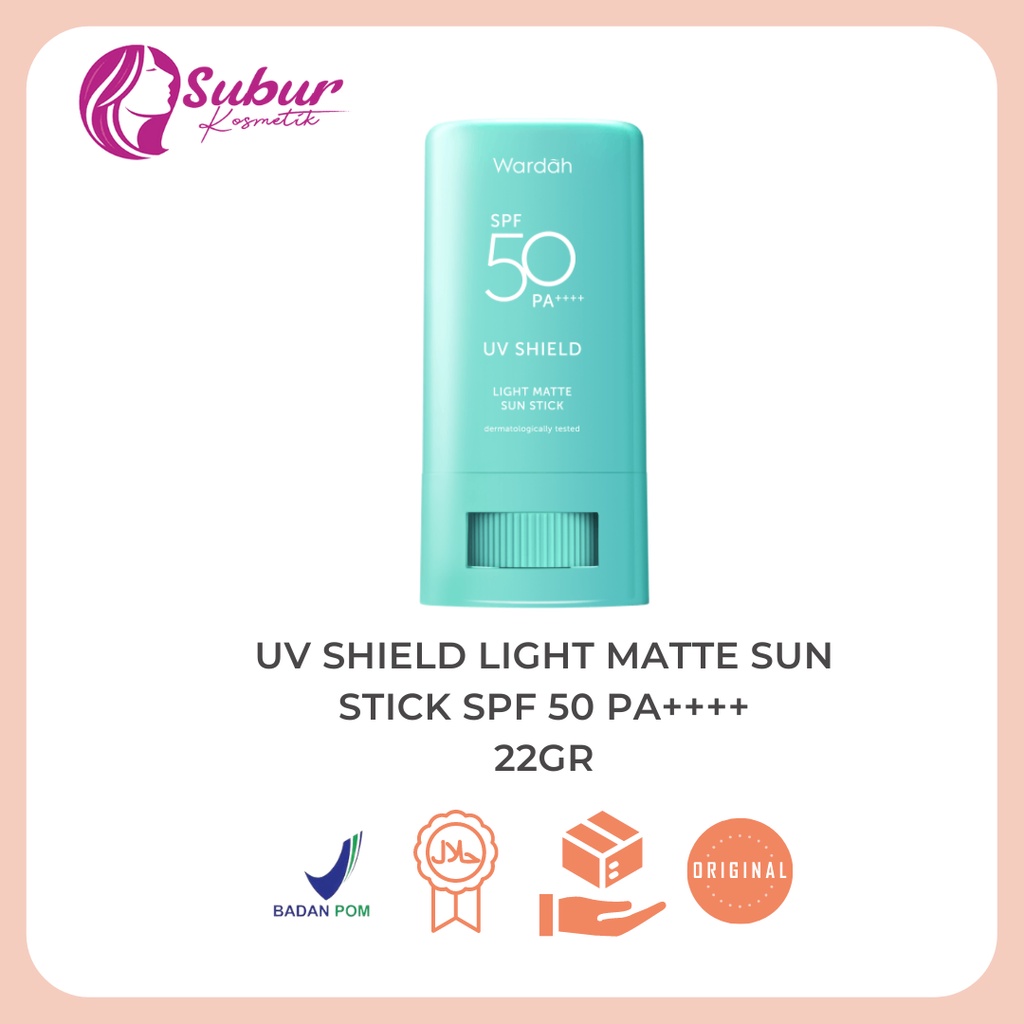 Wardah Uv Shield Light Matte Sun Stick Spf Pa Gr Shopee Malaysia