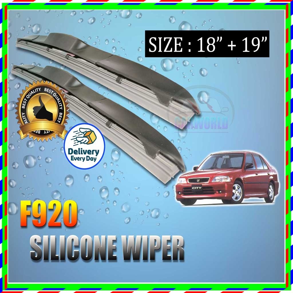 READY STOCK GOGOGCAR F920 Silicone WiperHigh Quality Honda City