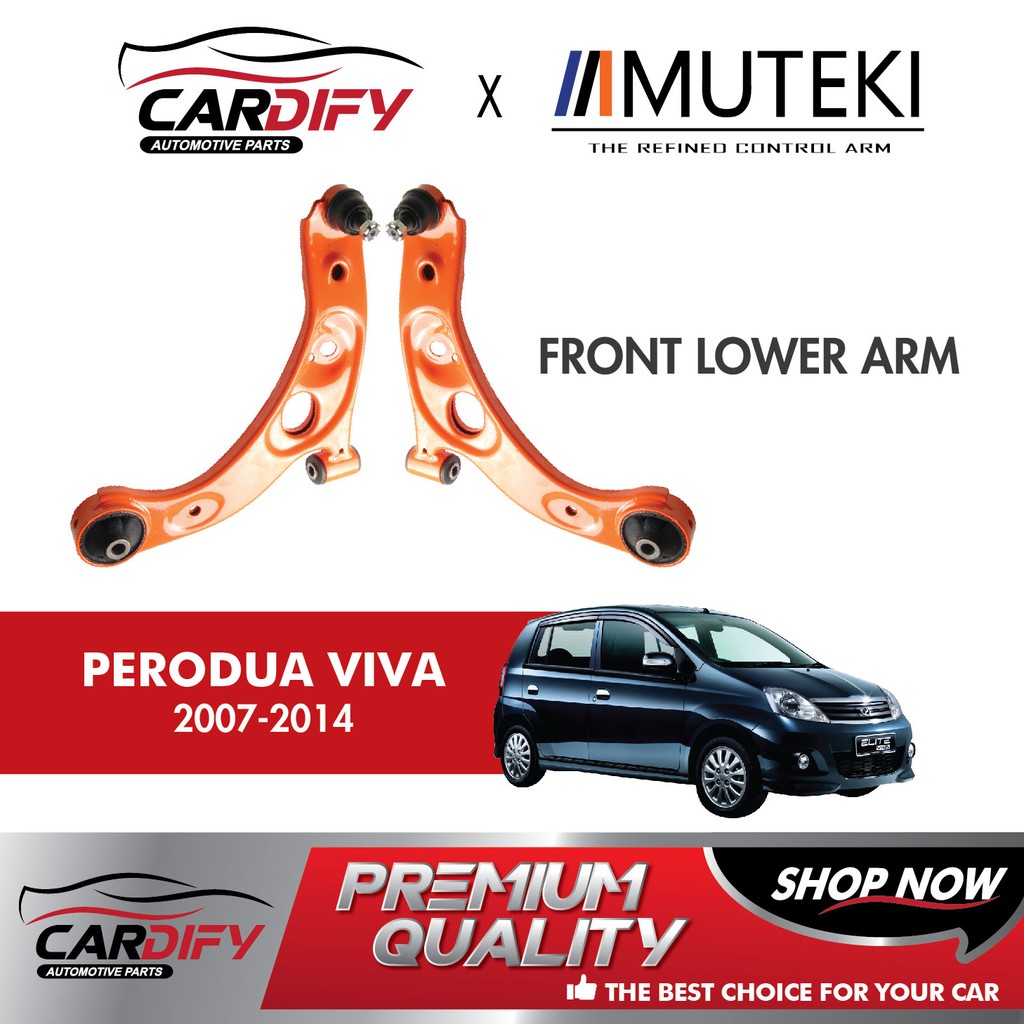 Muteki Front Lower Arm For Perodua Viva Shopee Malaysia