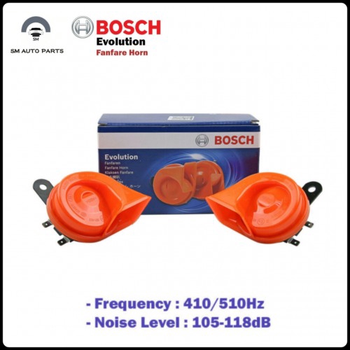 Bosch Evolution Fanfare Compact Bm Twin Horn Set Pc V Original