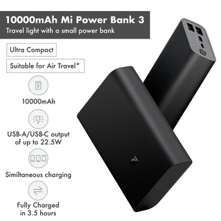 Xiaomi Fast Charging Ultra Compact Power Bank Mah W