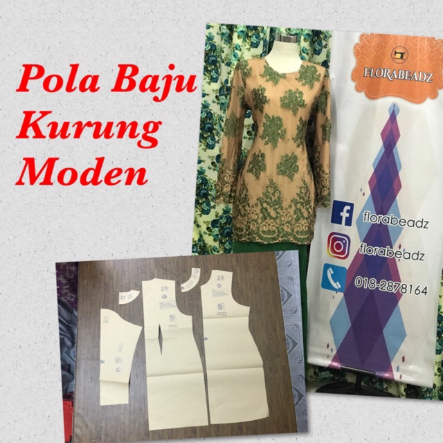 Pola Baju KURUNG MODEN Dewasa READYSTOK Ada Pilihan Ada 9 Saiz XS