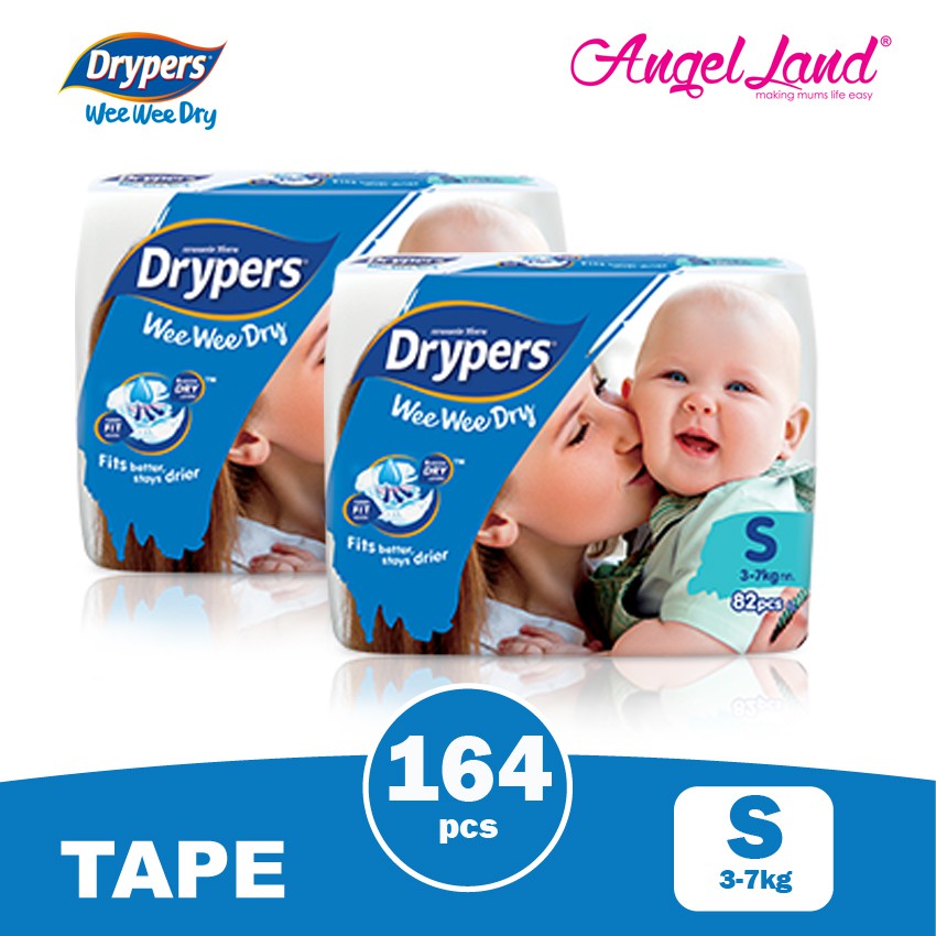 Drypers Wee Wee Dry Diapers S M L Xl Xxl Packs Shopee