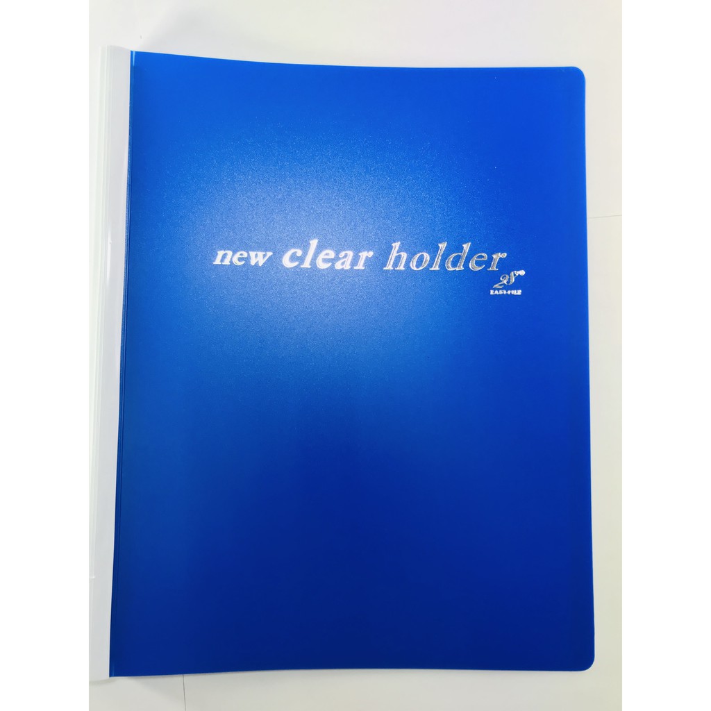 East File A4 Refillable Clear Holder Clear Book Clear Folder