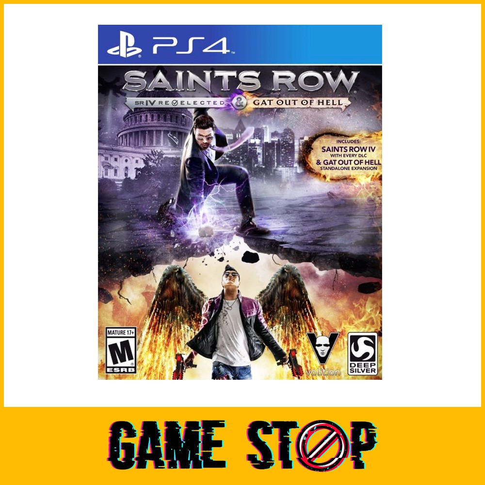 PS4 Saint Row 4 IV Re Elected Gat Out Of Hell R1 Shopee Malaysia