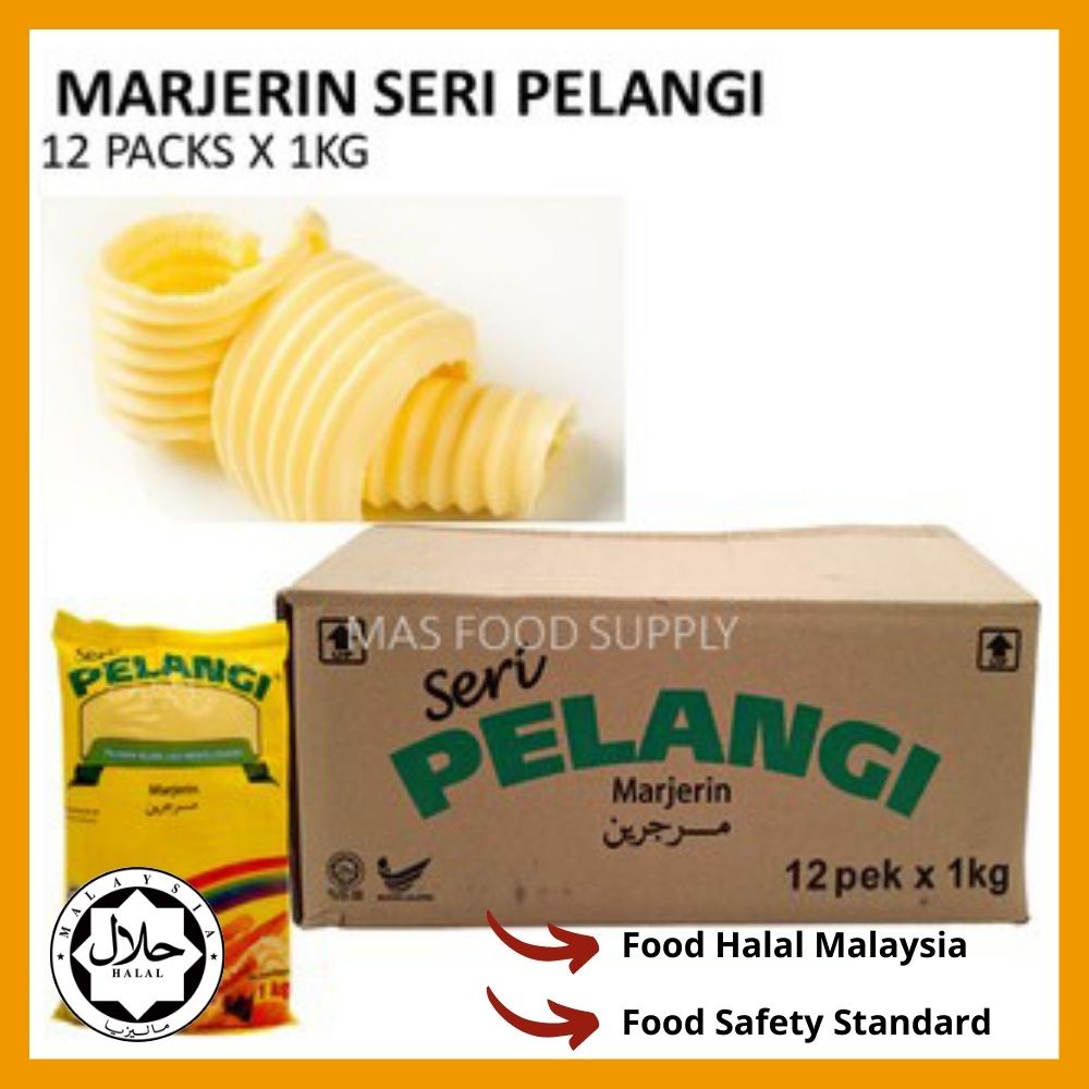 Seri Pelangi Margarine Marjerin Seri Pelangi 1KG X 12PACK Carton