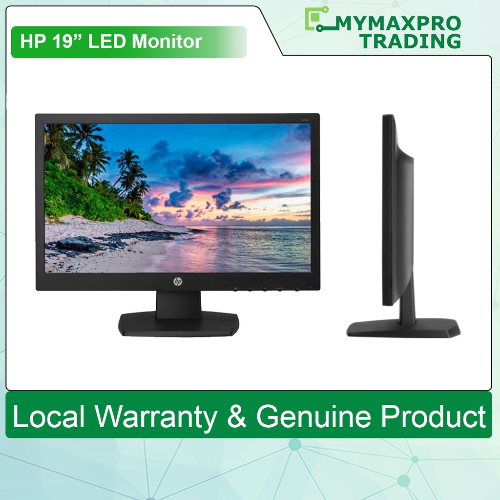 Hp V Led Monitor X Hd Vga Refurbished Shopee Malaysia