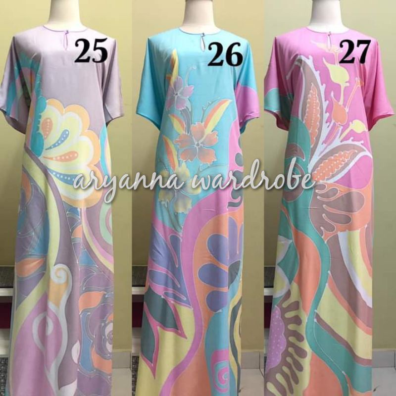 KAFTAN KELAWAR BATIK LUKIS BATIK CANTING TERENGGANU KELANTAN MATERIAL