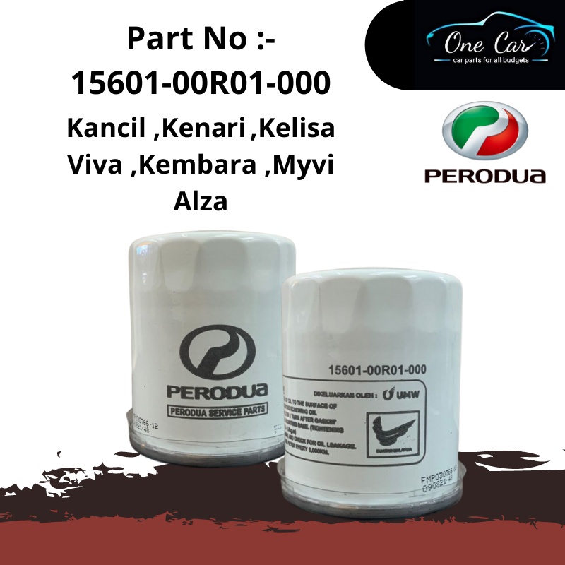 Oil Filter Perodua Kancil Kelisa Kenari Viva Myvi Alza Kembara