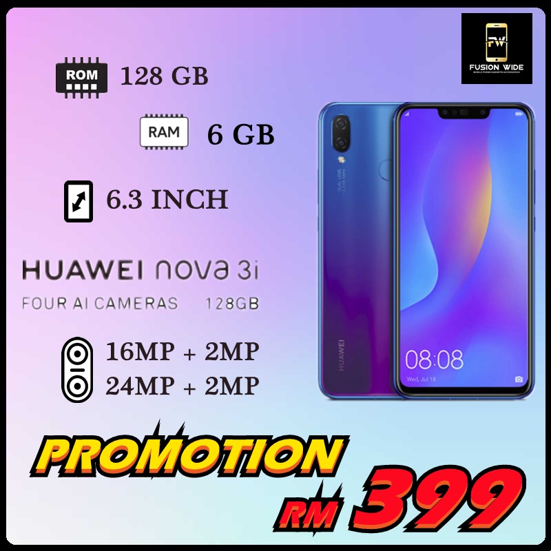 Huawei Nova I Gb Gb Like New Used Condition Tip Top Shopee