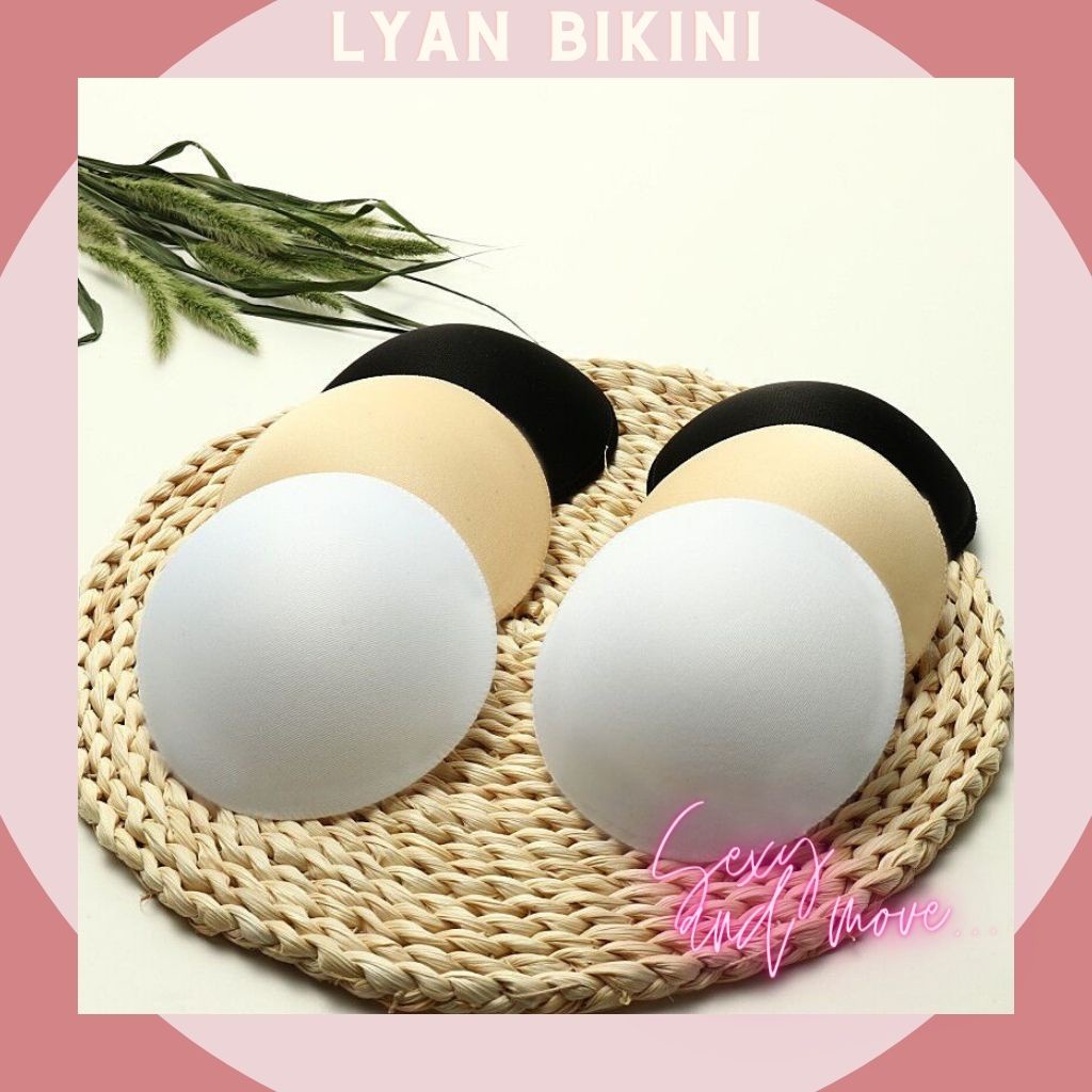 Round Breast Pads Pads In Bikini Bra Lyan Bikini M Shopee Malaysia