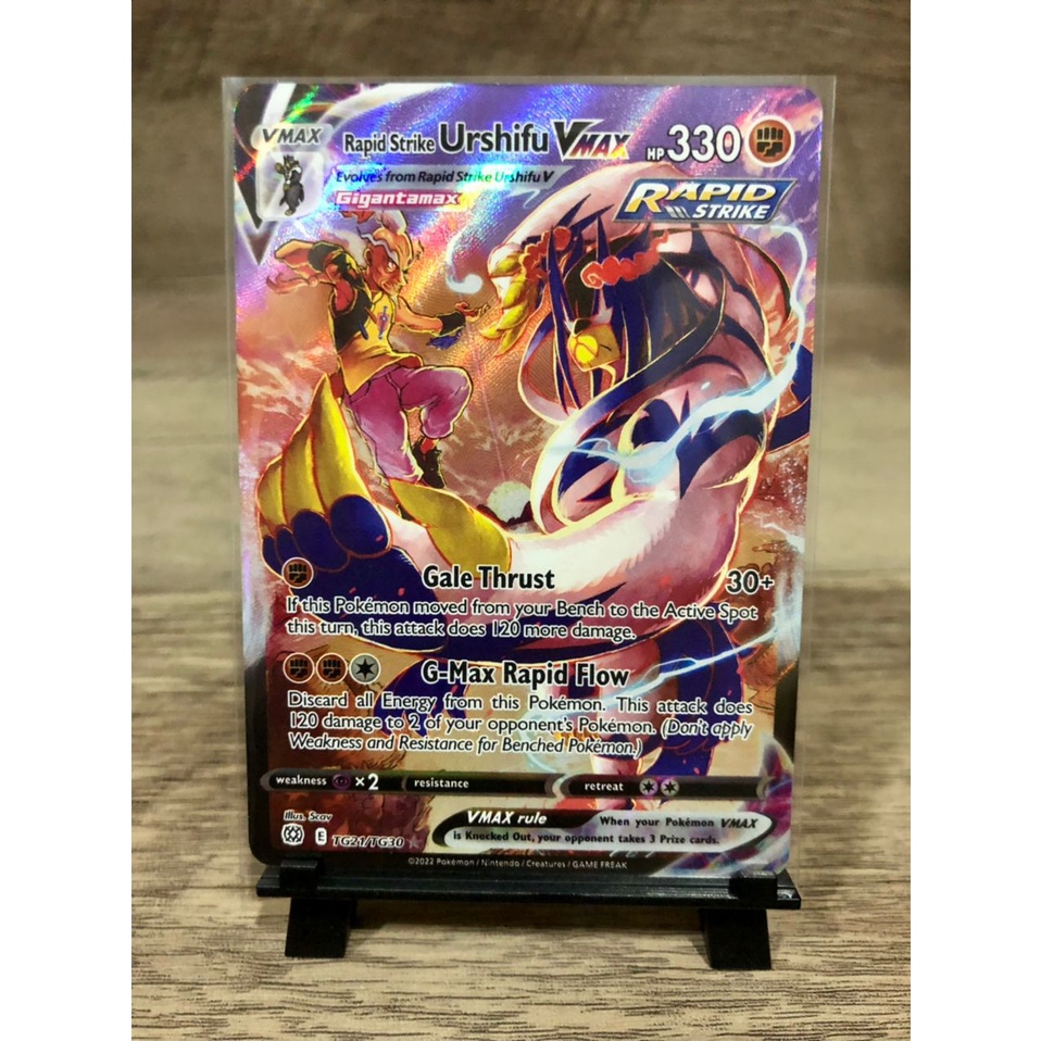 Pokemon Tcg Rapid Strike Urshifu Vmax Tg Tg Csr Ss Brillant