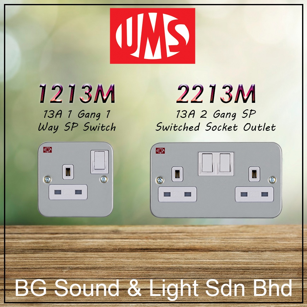 Ums Metal Clad Switch Socket A M M A X G Gang Switch