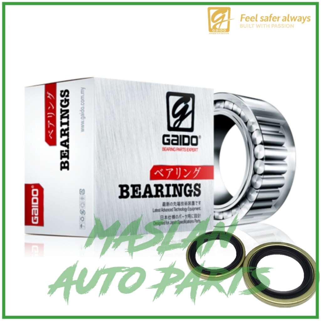 Gaido Front Wheel Bearing Kit With Oil Seal Proton Waja Gen