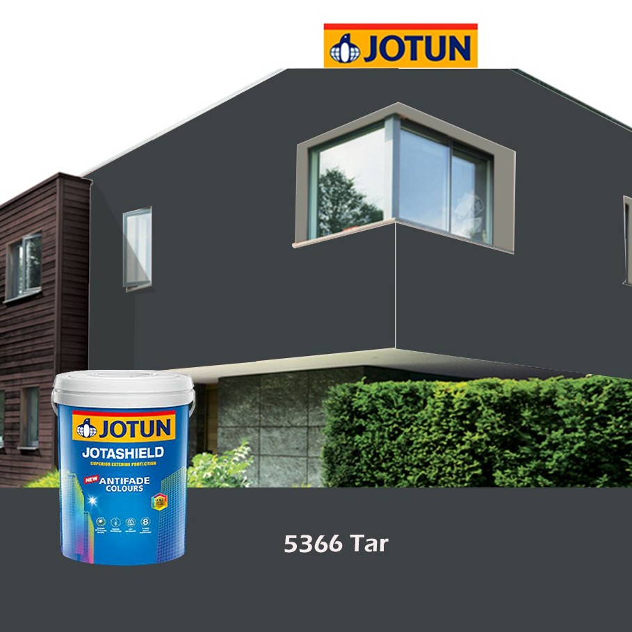 SINAR JOTUN 5366 TAR 5 LITER JOTASHIELD ANTIFADE TOUGH SHIELD EXTERIOR